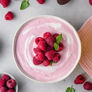 Smoothie bowl con lamponi & yogurt - ricetta veloce